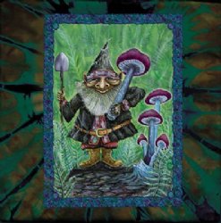 Forest Gnome Tie-Dye T-Shirt