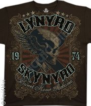 Lynyrd Skynyrd Sweet Home Alabama Brown Athletic T-Shirt