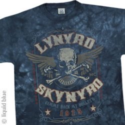 Lynyrd Skynyrd Gimme Back My Bullets Tie Dye T-Shirt