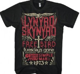 Lynyrd Skynyrd 1973 Hits Black T-Shirt