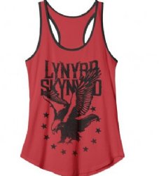 Lynyrd Skynyrd Eagle With Stars Red Junior Tank