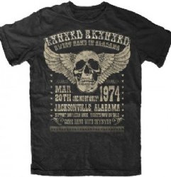 Lynyrd Skynyrd Alabama 74 Black T-Shirt