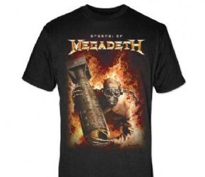 Megadeth Arsenal Black T-Shirt