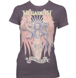 Megadeth Liberty or Deth Justice Angel Plum Junior Shirt