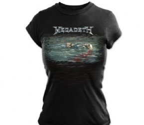 Megadeth Blood in the Water Black Junior Shirt