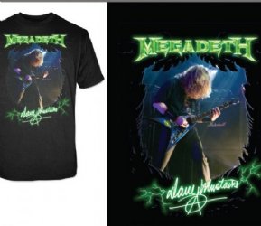 Megadeth Photo Black T-Shirt