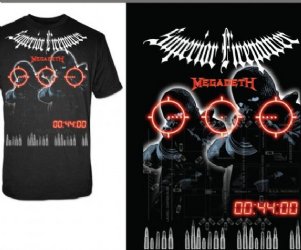 Megadeth Superior Firepower Black T-Shirt