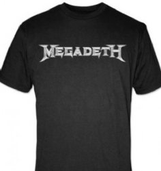 Megadeth Logo Black T-Shirt