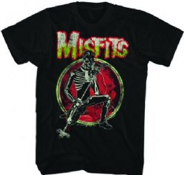 Misfits Skeleton Solo Black T-Shirt