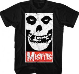 Misfits Classic Fiend Square Black T-Shirt