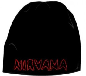 Nirvana Notebook Black Beanie