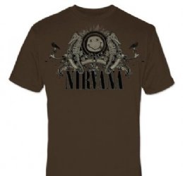 Nirvana Seahorse Smile Brown T-Shirt