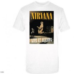 Nirvana Live at Reading White T-Shirt