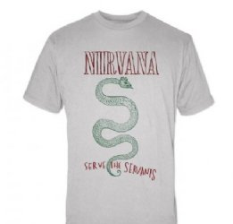 Nirvana Serpent Silver T-Shirt