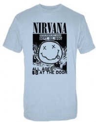 Nirvana Motor Sports Flyer Light Blue T-Shirt