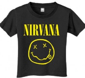 Nirvana Smile Black Toddler T-Shirt