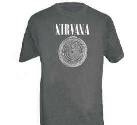 Nirvana Vestibule Charcoal Garment Dye T-Shirt