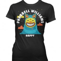 Pharrell Williams Happy Black Junior Shirt