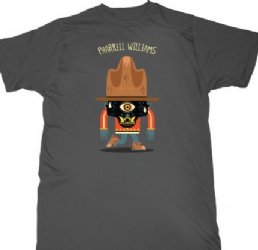 Pharrell Williams Hat Cyclops Soft Charcoal T-Shirt