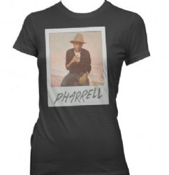 Pharrell Williams Sitting With Drink Photo Coal Junior Shirt