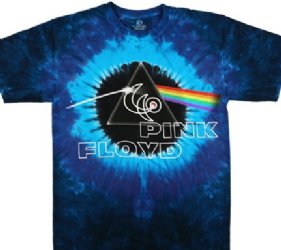 Pink Floyd 40th Concentric Tie Dye T-Shirt