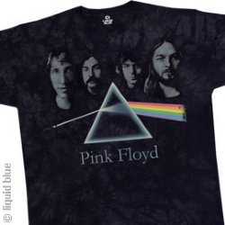Pink Floyd Dark Side Group Vat Dye T-Shirt