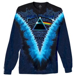 Pink Floyd Dark Side of the Moon Tie Dye Long Sleeve T-Shirt