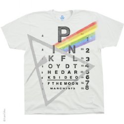 Pink Floyd Chart White T-Shirt