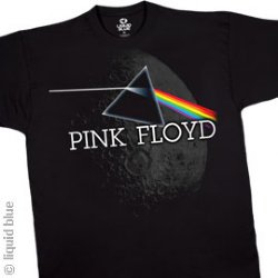 Pink Floyd Dark Side Crater Black T-Shirt