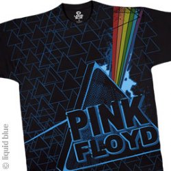 Pink Floyd Dark-Sided Black Athletic T-Shirt
