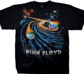 Pink Floyd Dark Side Galactic Black T-Shirt