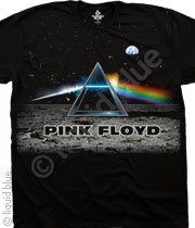 Pink Floyd Dark Side Lander Black Athletic T-Shirt