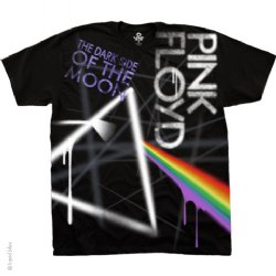 Pink Floyd Dark Side Graffiti Black T-Shirt