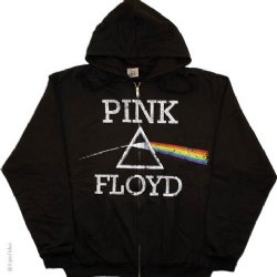 Pink Floyd Dark Side Classic Black Zip Hoodie