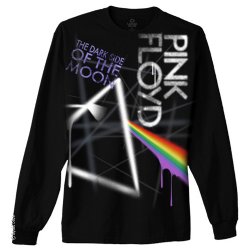 Pink Floyd Dark Side Graffiti Black Long Sleeve T-Shirt
