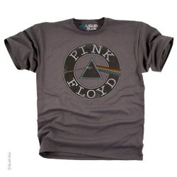Pink Floyd Round and Round Charcoal T-Shirt