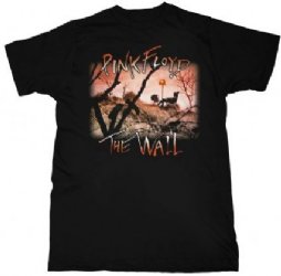 Pink Floyd The Wall Meadow Black T-Shirt