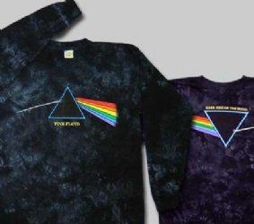 Pink Floyd Dark Side of the Moon Long Sleeve Vat Dye T-Shirt