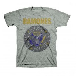 Ramones Yellow and Blue Seal T-Shirt