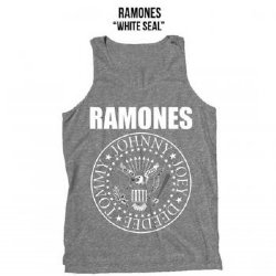 Ramones White Seal Grey Tank