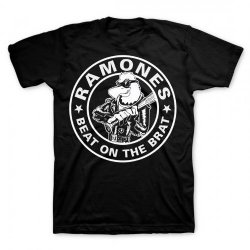 Ramones Beat on the Brat Eagle Black T-Shirt