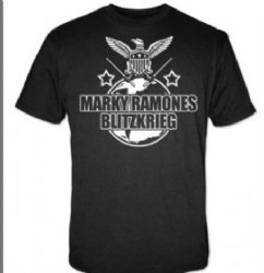 Ramones Marky Ramone RMB Icon Logo Black Slim-Fit T-Shirt
