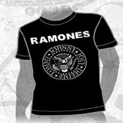The Ramones Presidential Seal Black T-Shirt