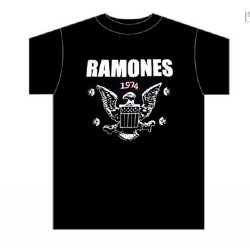 Ramones 1974 Eagle Black T-Shirt