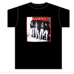 Ramones Rocket to Russia Photo Black T-Shirt