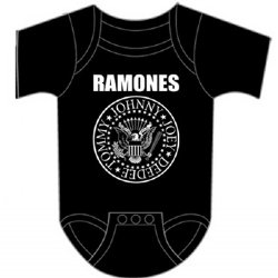 Ramones Seal Black Infant Onesie