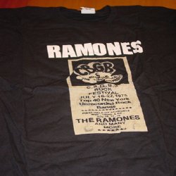 Ramones CBGB Fest Black T-Shirt