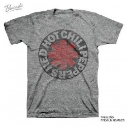 Red Hot Chili Peppers Asterisk Circle Heather Grey T-Shirt