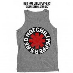 Red Hot Chili Peppers Distressed Asterisk Grey Tank