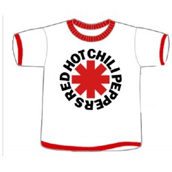 Red Hot Chili Peppers Asterisk Logo White Toddler T-Shirt